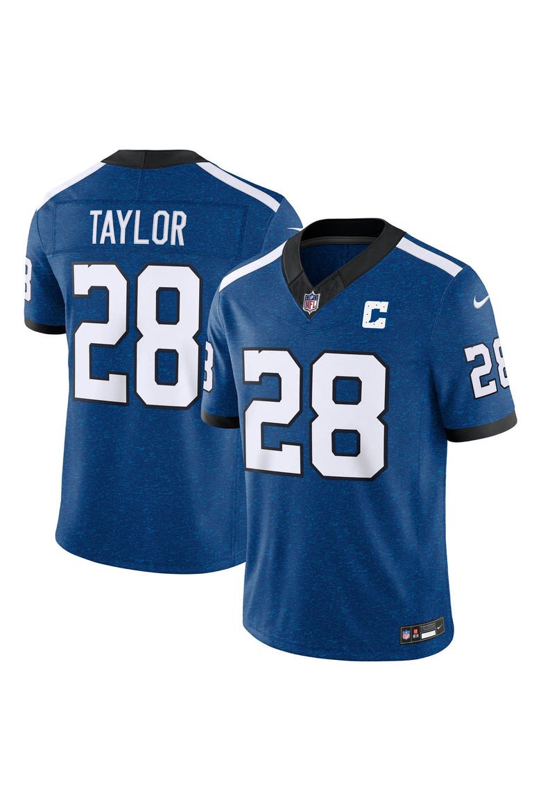 Men's Nike Jonathan Taylor Royal Indianapolis Colts Alternate Indiana Nights Vapor F.U.S.E. Stitched Limited Jersey, Main, color, Royal