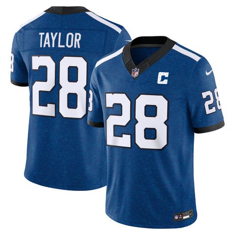 Men's Nike Jonathan Taylor Royal Indianapolis Colts Alternate Indiana Nights Vapor F.U.S.E. Stitched Limited Jersey