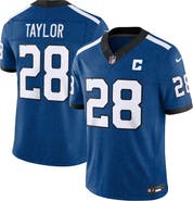 Nike Men's Nike Jonathan Taylor Royal Indianapolis Colts Alternate Indiana Nights Vapor F.U.S.E. Stitched Limited Jersey