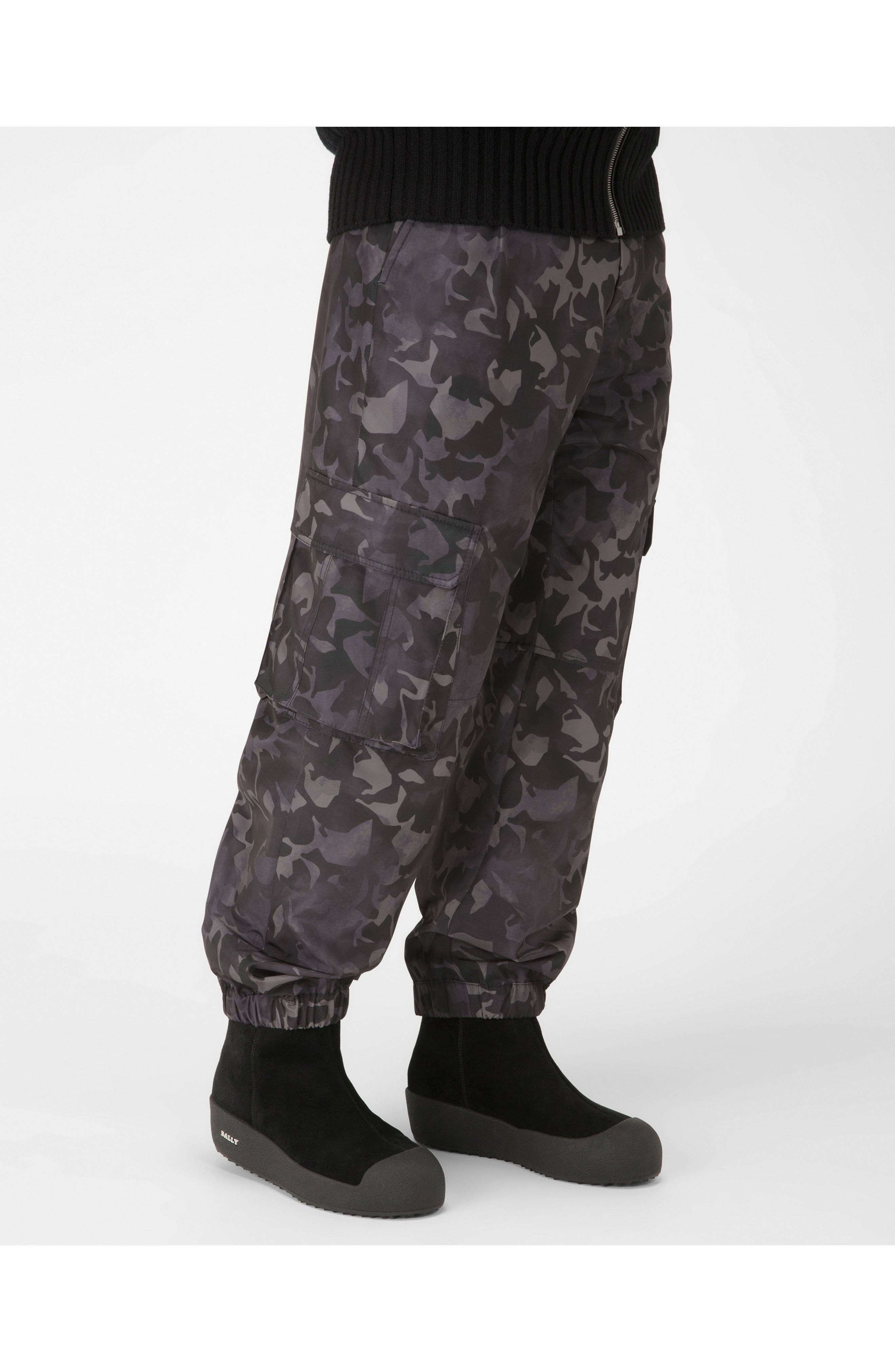 Bally Guard Leather Snow Boots, Alternate, color, Black