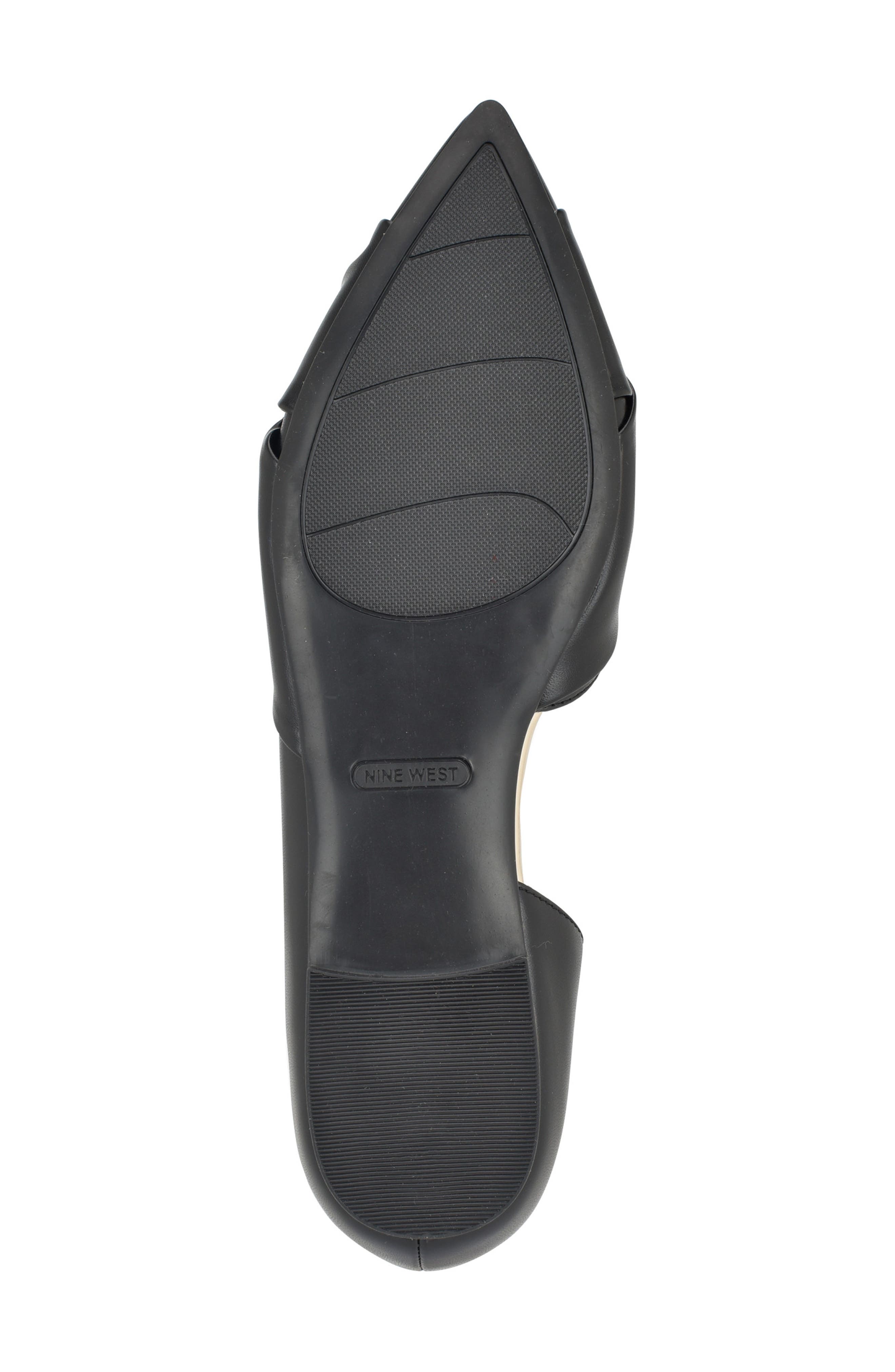 Nine West Briane Half d'Orsay Pointed Toe Flat, Alternate, color, 