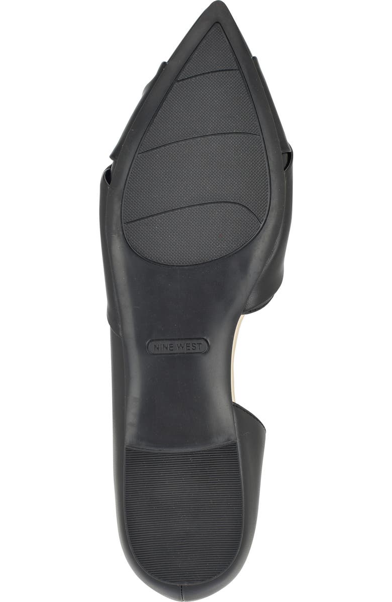 Nine West Briane Half d'Orsay Pointed Toe Flat, Alternate, color,