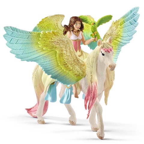 Bayala Fairy Surah With Glitter Pegasus 3 Piece Figurine Playset