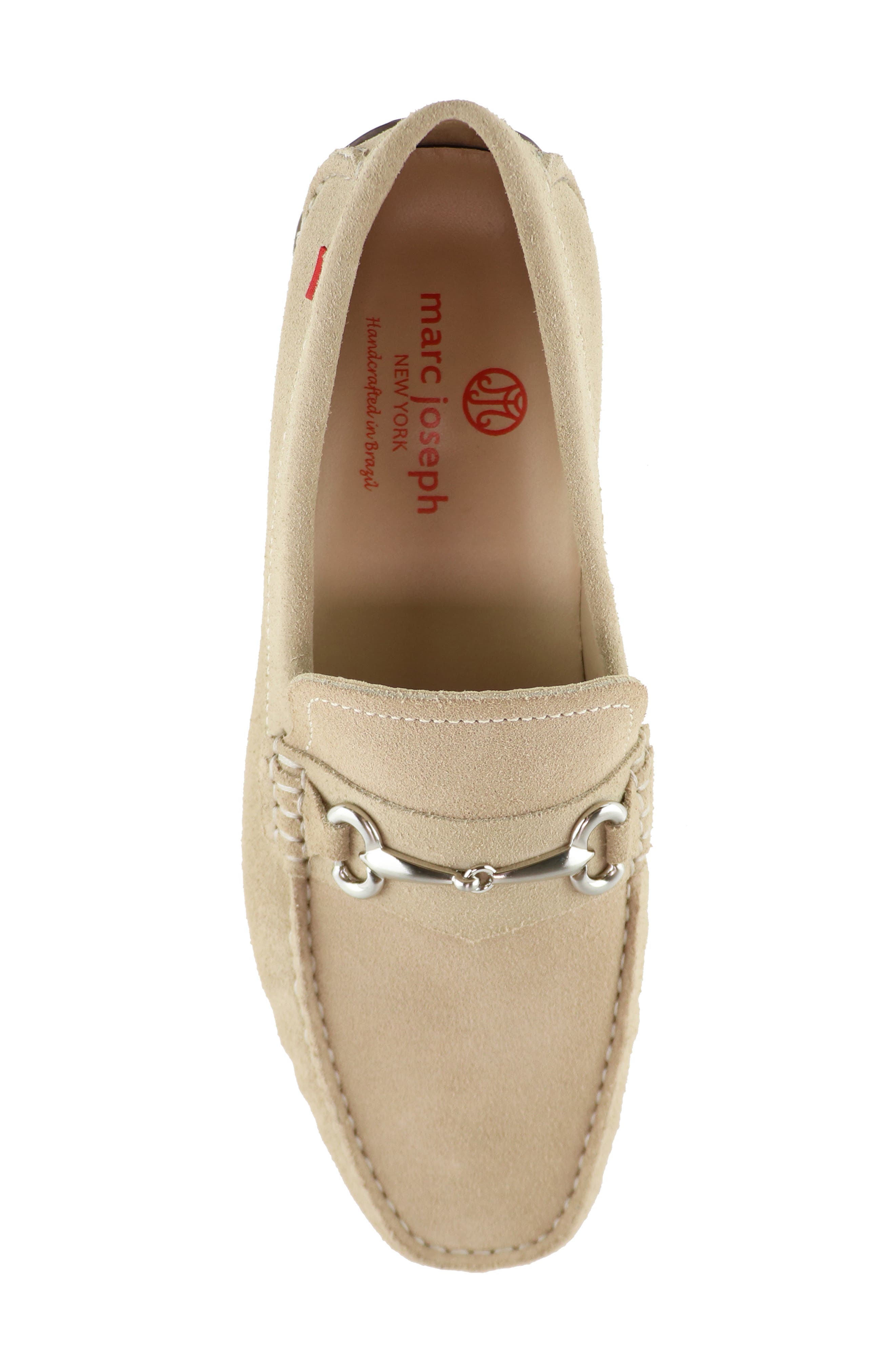 Wall Street Bit Loafer Driving Shoe, Alternate, color, BEIGE SUEDE