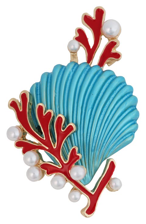 Shell Brooch