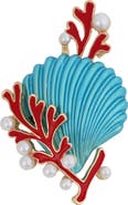 Panacea Shell Brooch