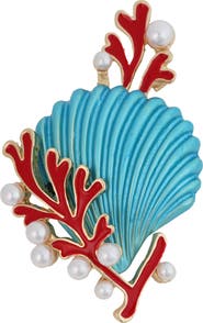 Panacea Shell Brooch