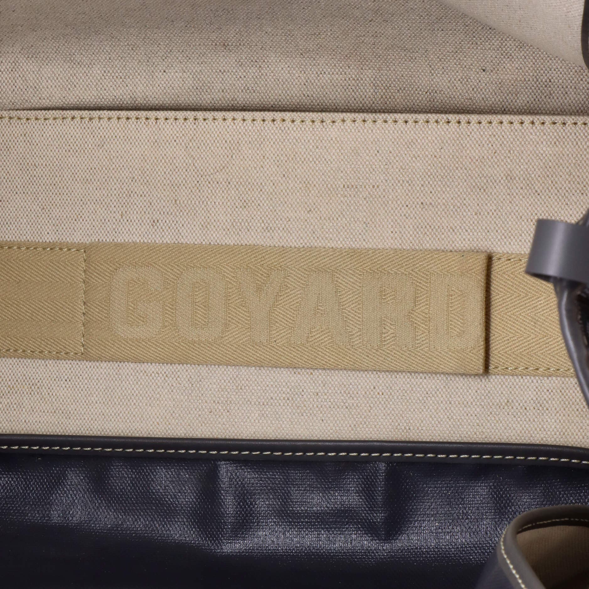 Pre-Owned Goyard Bellechasse Bag Coated Canvas PM, Alternate, color, Gray