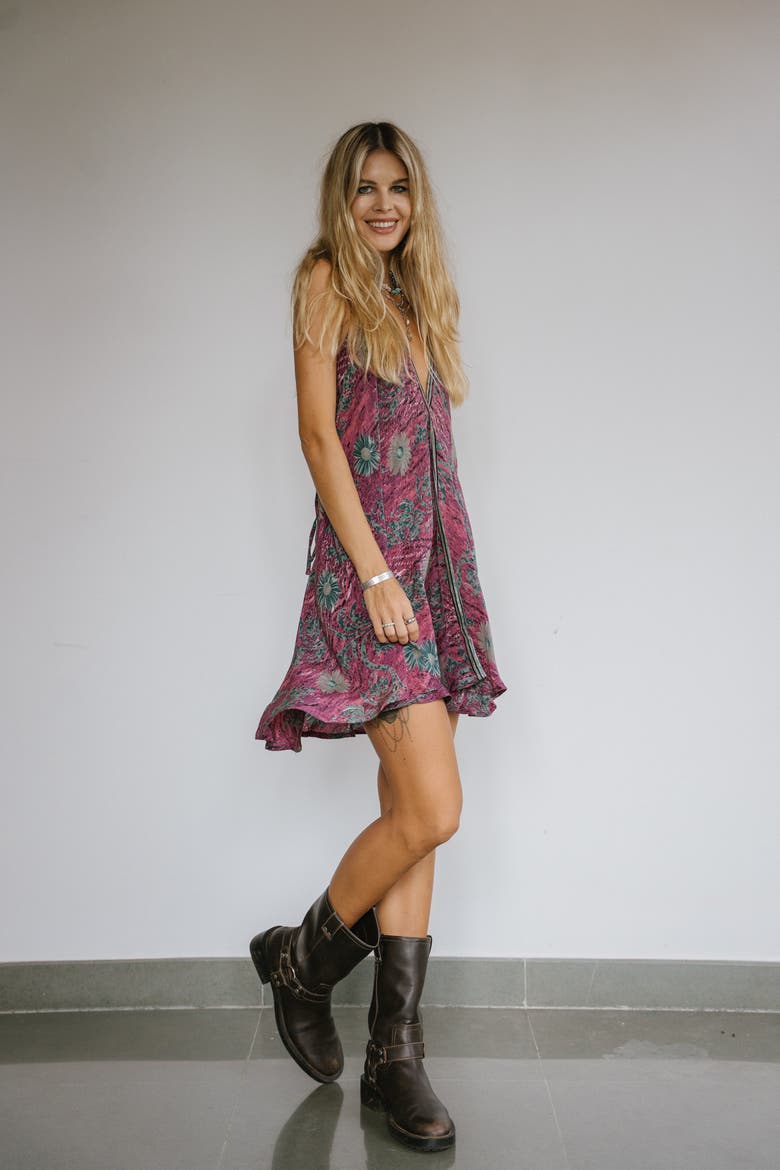 The Party Dress Sardinia, Alternate, color, Purple & Grey