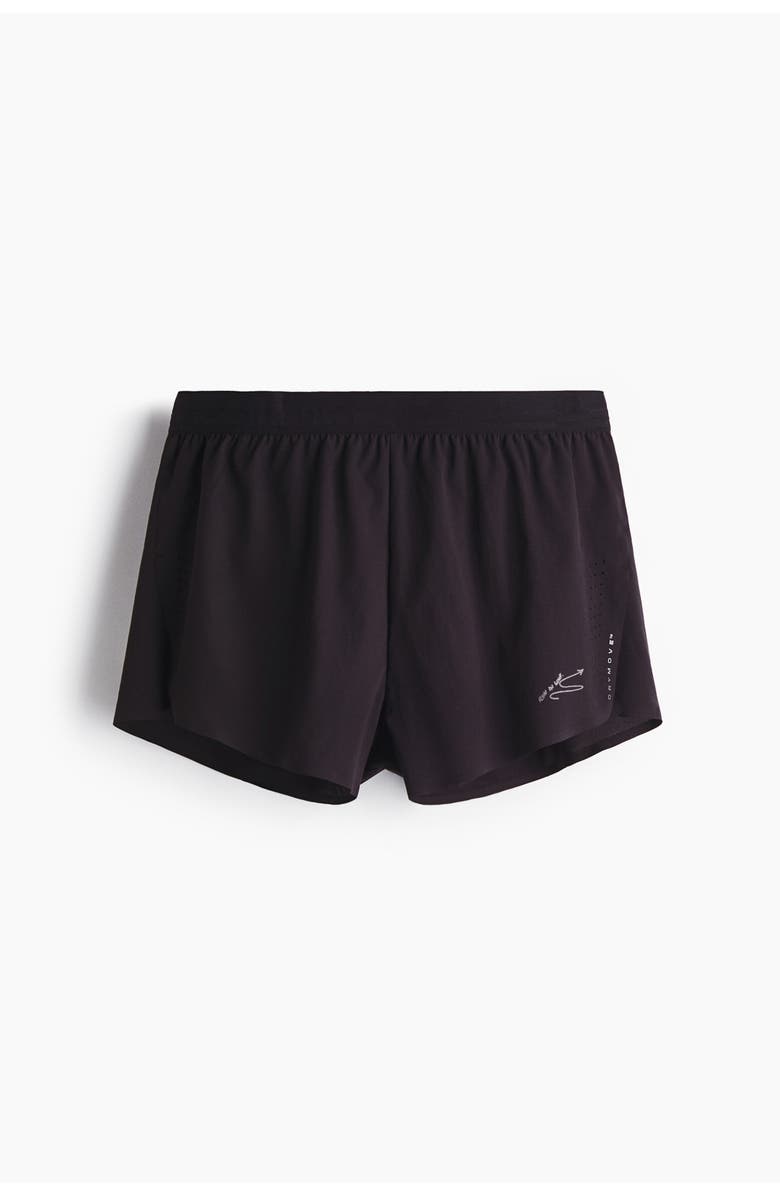 H&M Short running shorts with drymove, Alternate, color, Black