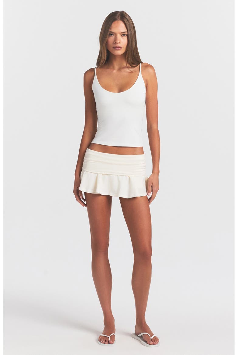 Smooth Lounge Scoop Neck Cami, Alternate, color, EGRET