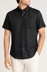 Bonobos Slim Fit Linen Short Sleeve Shirt