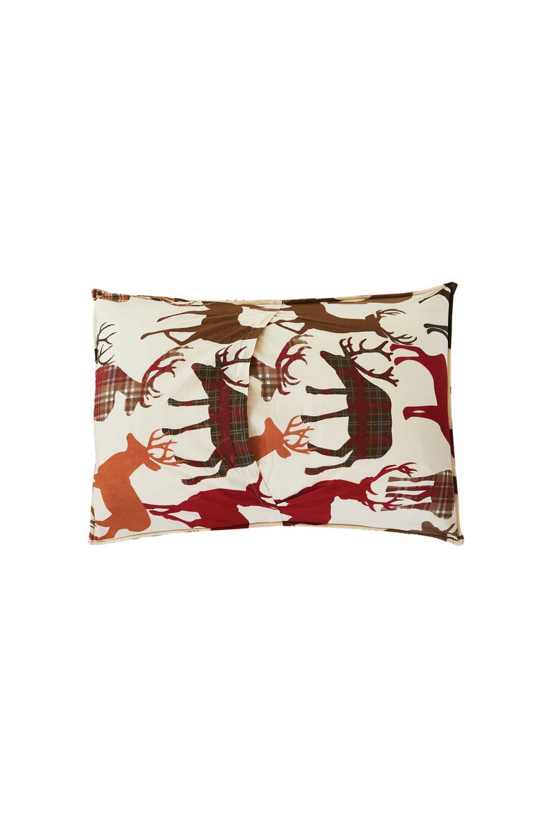 Colton Rustic Lodge Cotton Quilt Set - Reversible and Machine Washable, Alternate, color, Brown