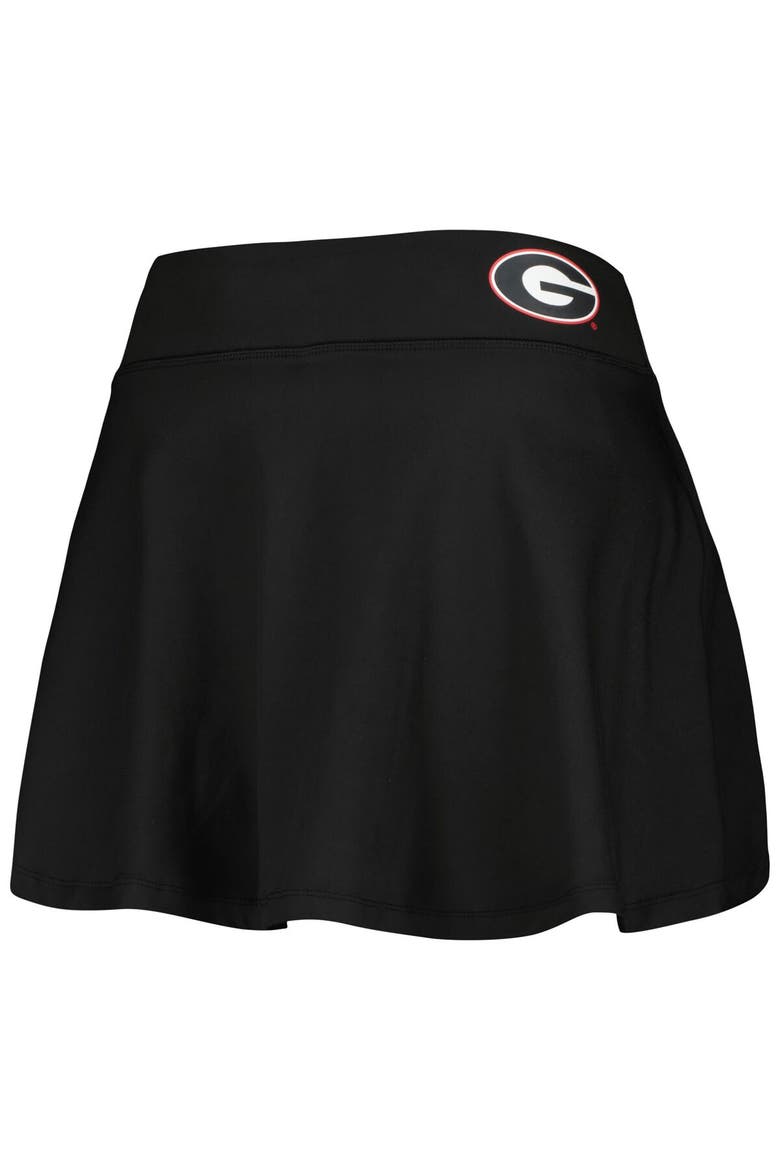 Women's ZooZatz Black Georgia Bulldogs Flowy Skort, Alternate, color, Black