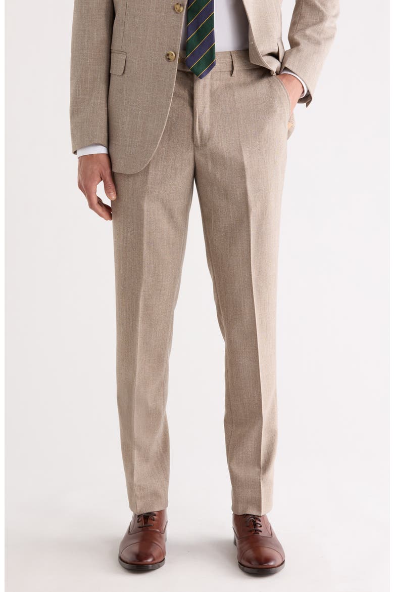 Slim Fit Dress Pants, Main, color, BEIGE