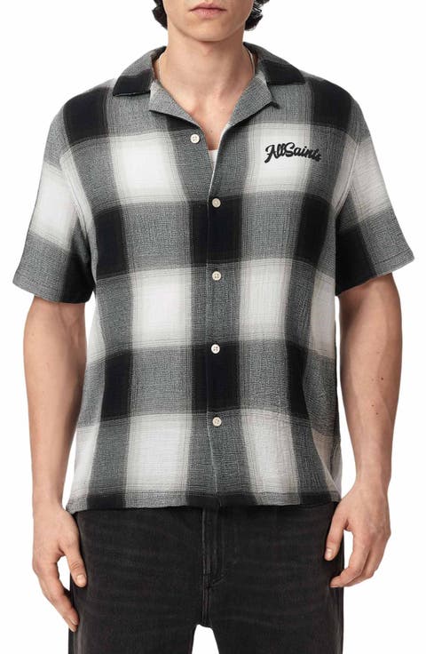 Fade Out Plaid Camp Shirt