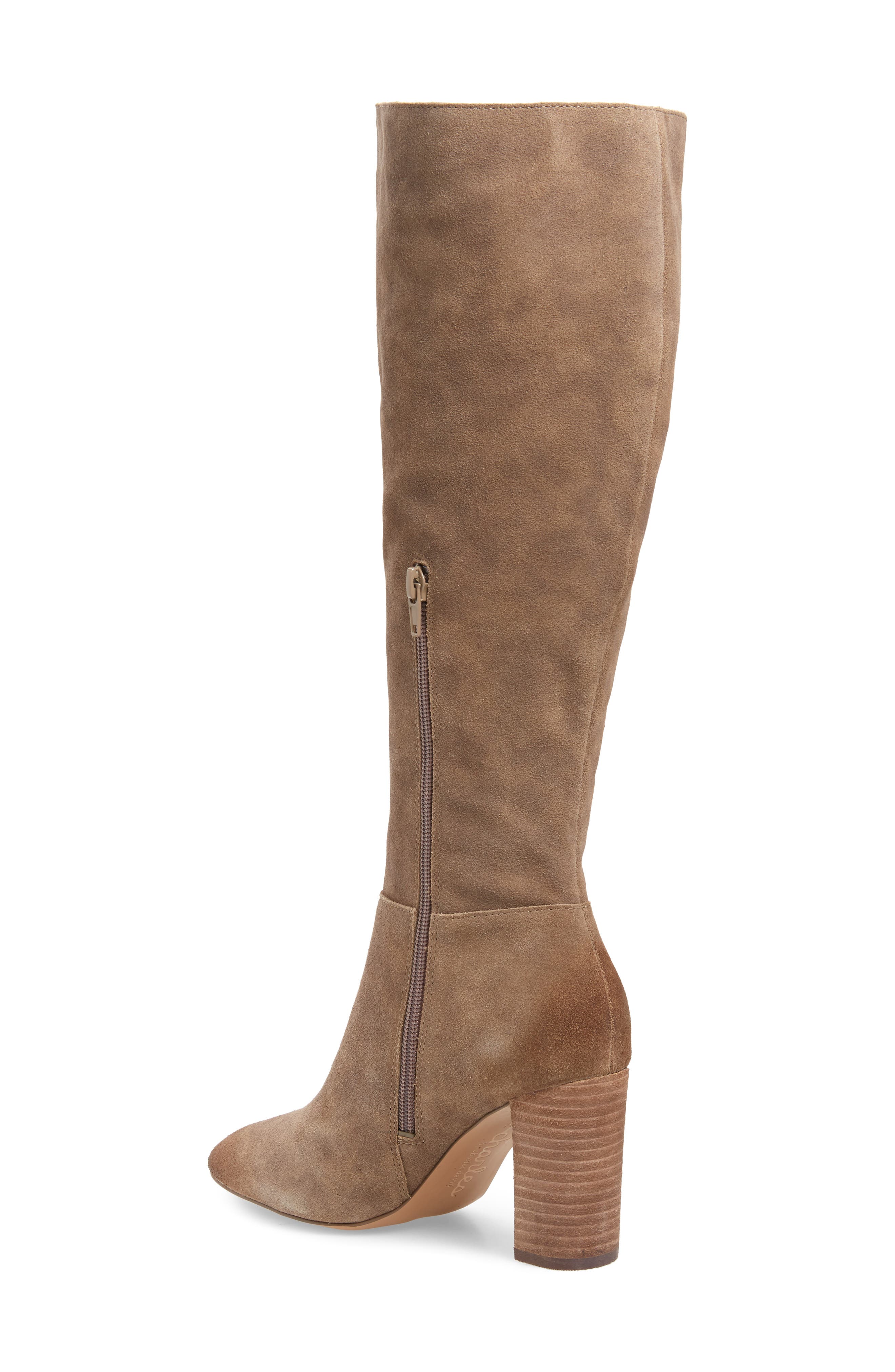 Benedict Knee High Boot, Alternate, color, TAUPE SUEDE