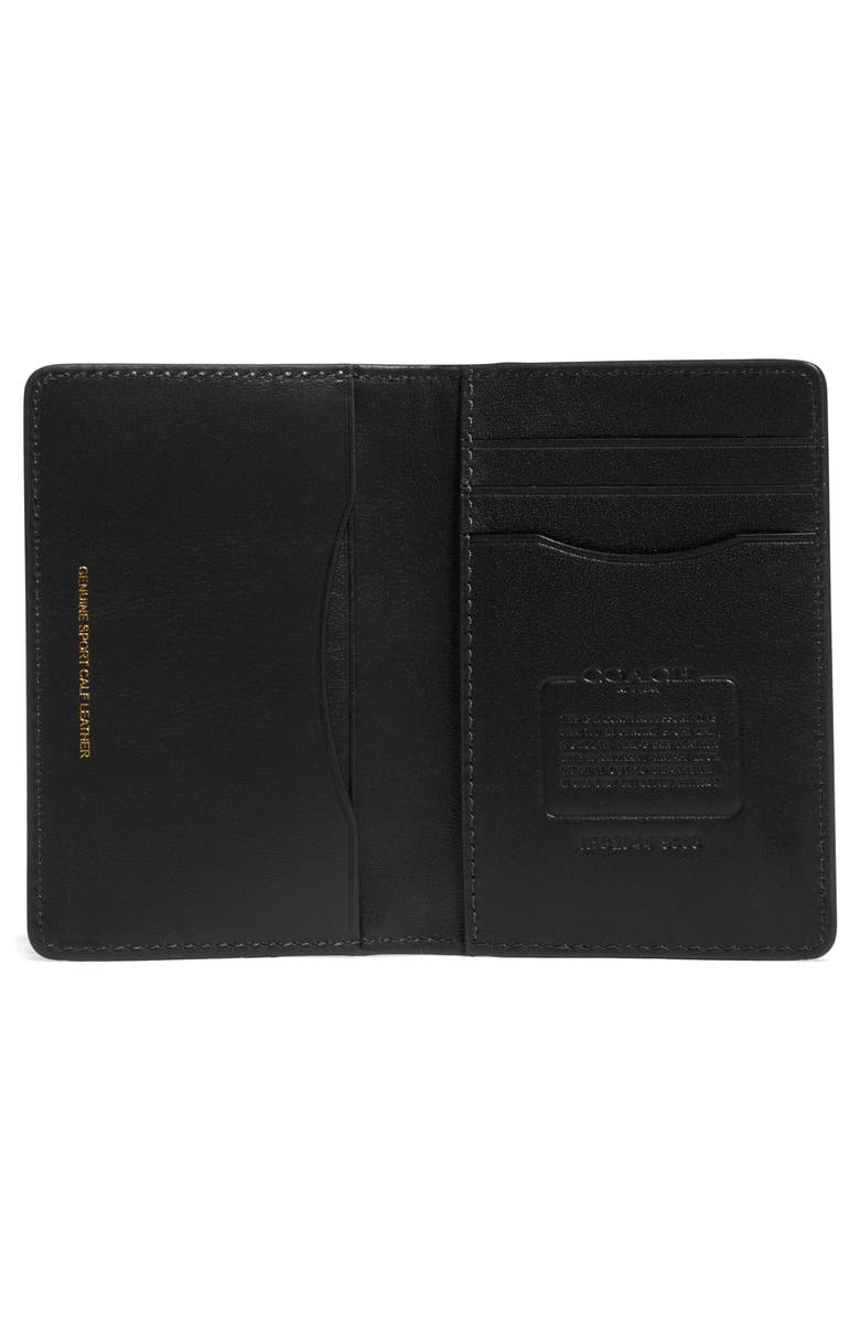 COACH Leather Bifold Wallet, Alternate, color,