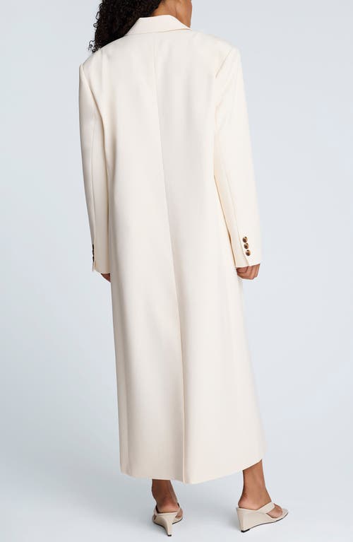 Kenneth Cole Tailored Long Coat In White