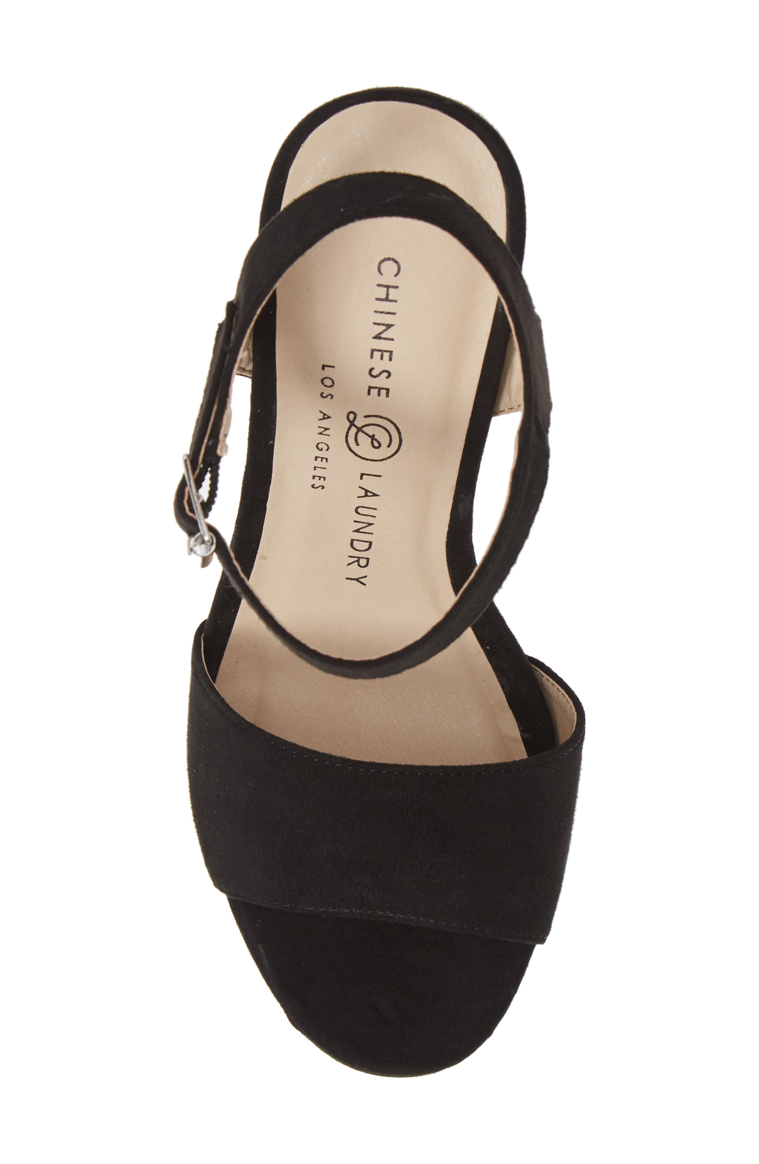 Aced Platform Sandal, Alternate, color, BLACK