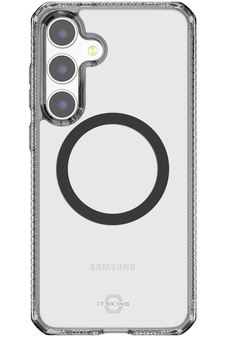 Hybrid_R Clear MagSafe Case for Samsung Galaxy S25, Main, color, Black