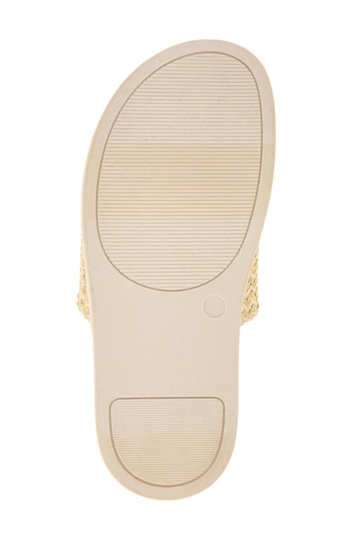 Kensie Paislee Raffia Mule In Silver