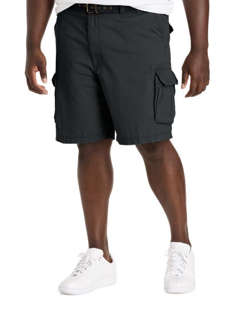Big & Tall Belted Cargo Shorts