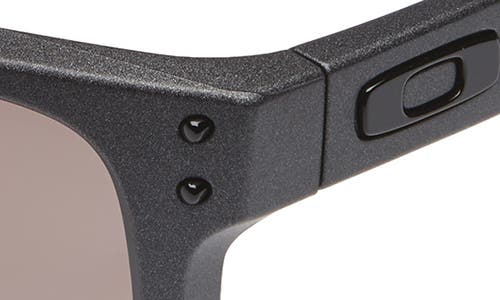 Oakley Holbrook™ 57mm Prizm™ Polarized Keyhole Sunglasses In Grey