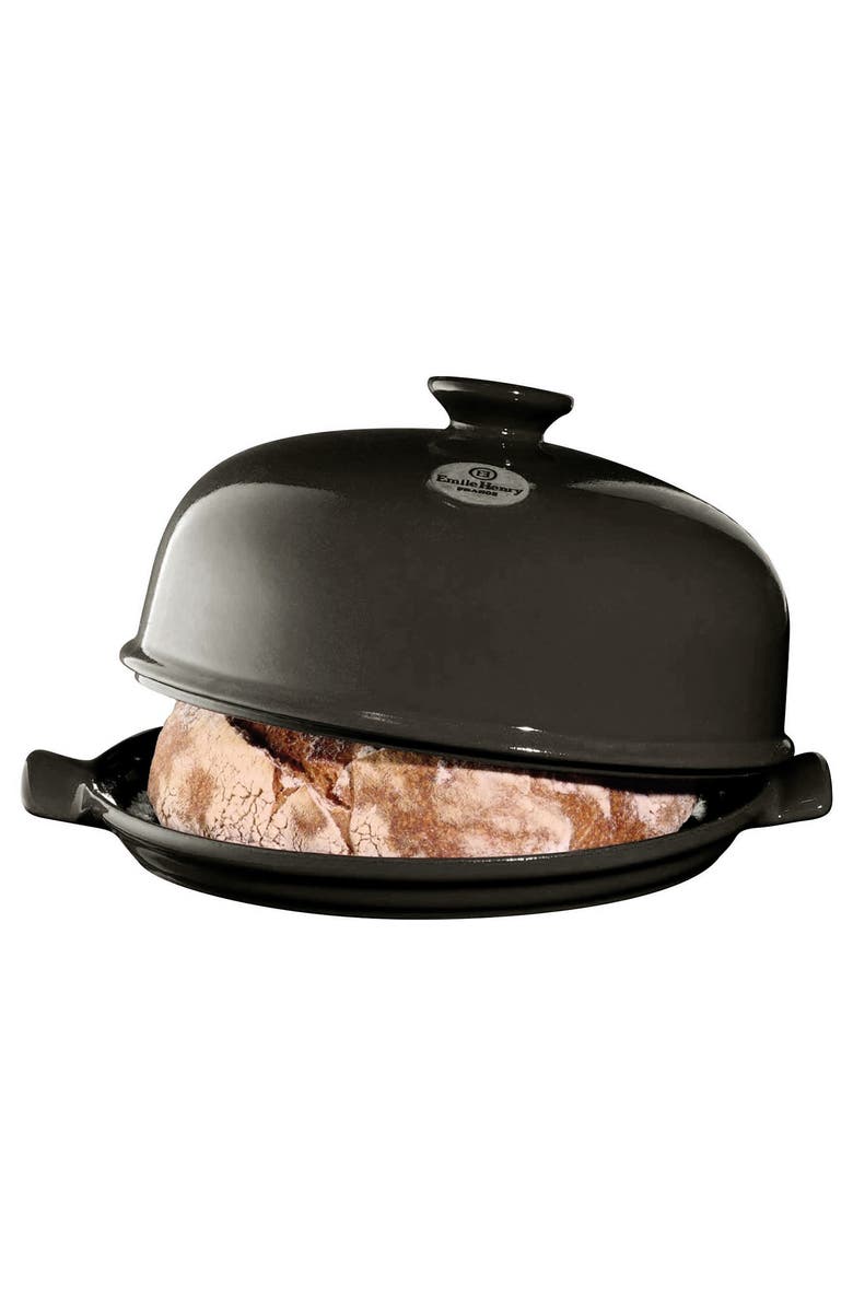 Emile Henry Flame Bread Cloche, Alternate, color, Charcoal