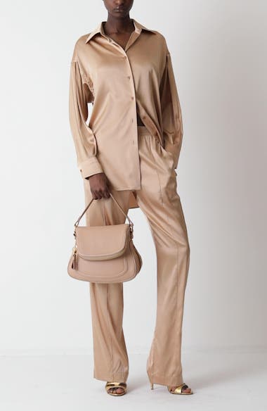 TOM FORD Stretch Silk Satin Pajama Pants | Nordstrom