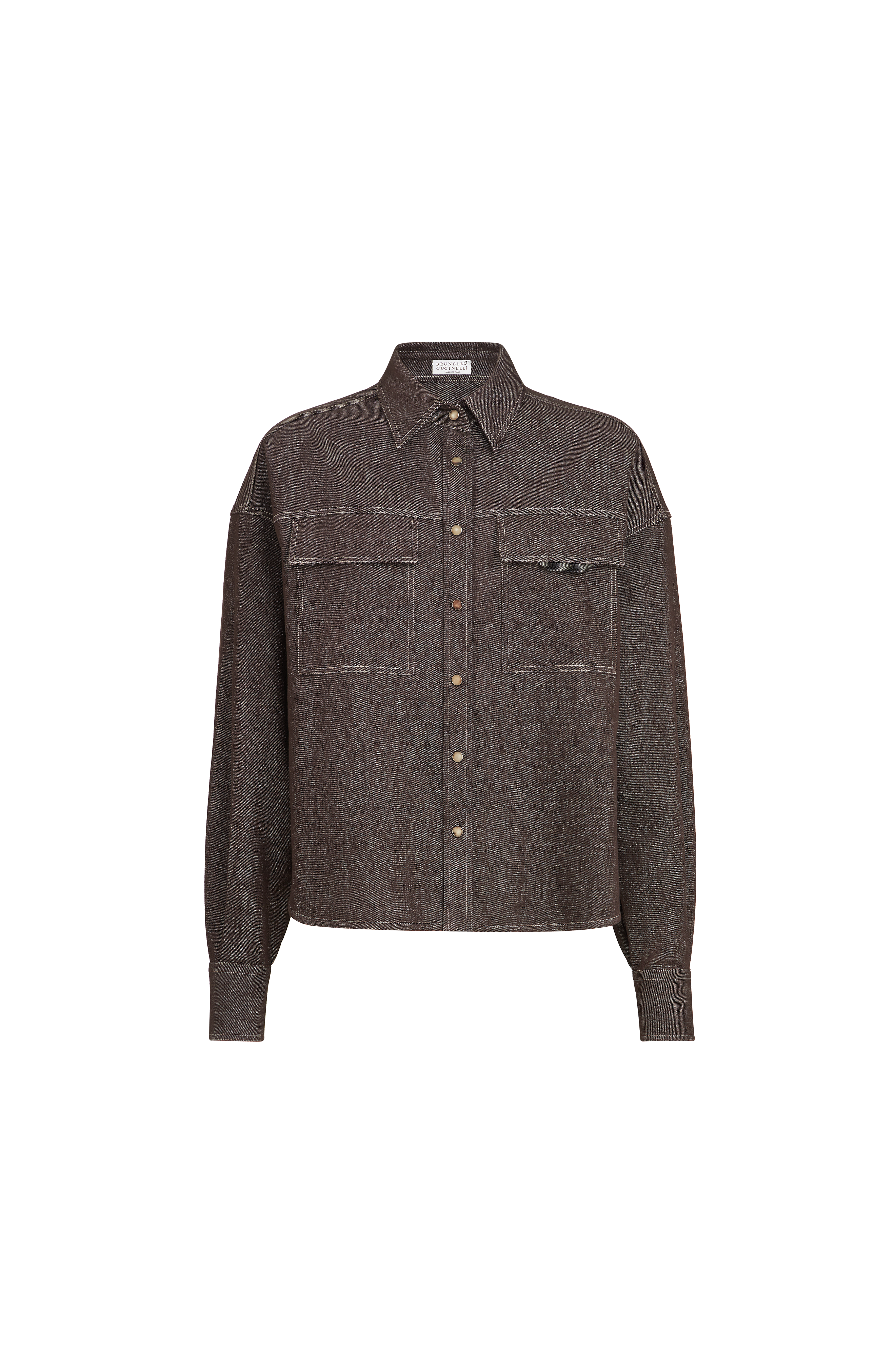 Sparkling no-fade denim shirt - image 2