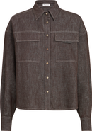 Brunello Cucinelli Sparkling no-fade denim shirt