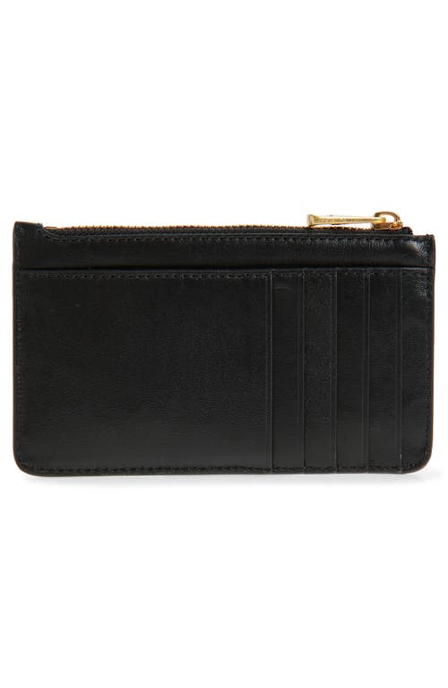 Vince Leather Card Case In Black