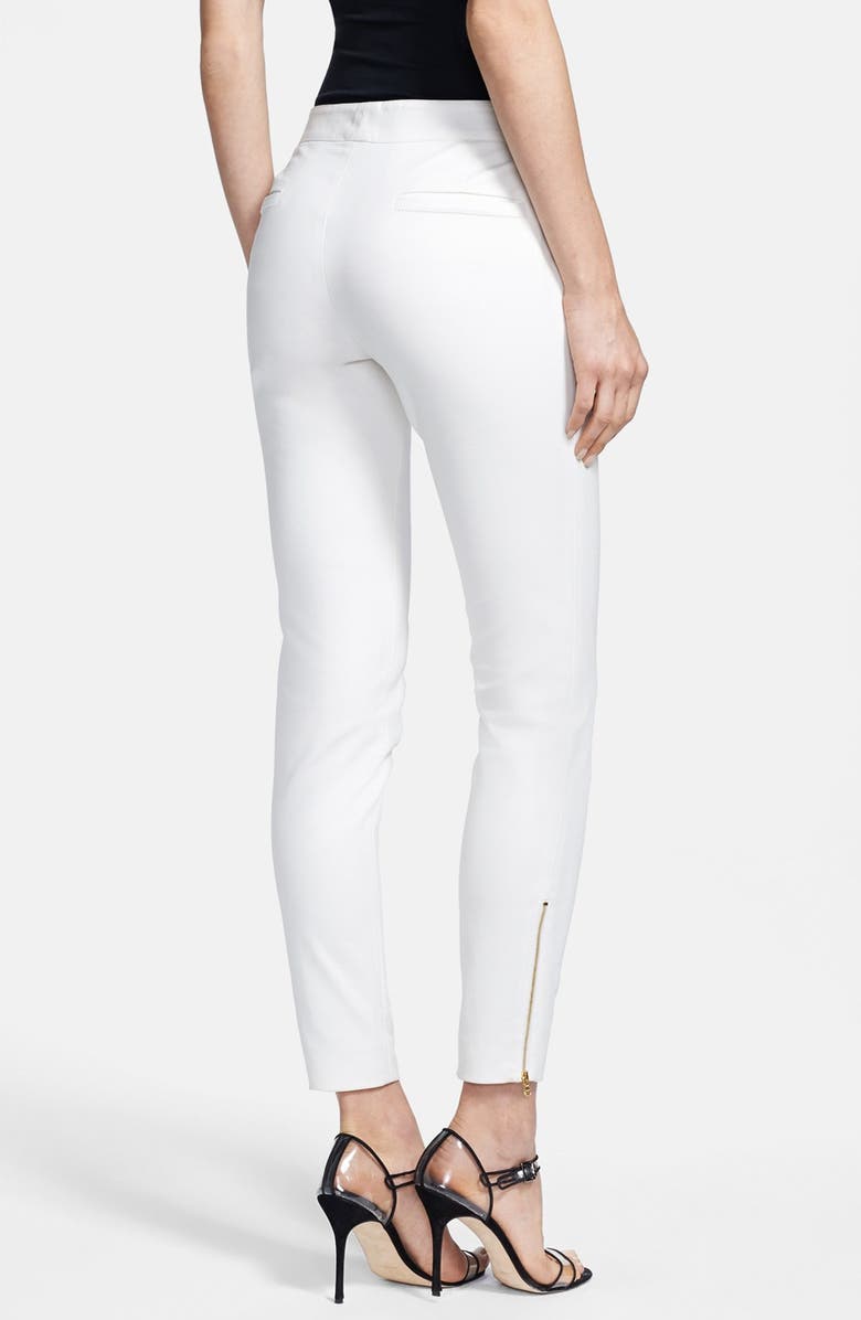 Veronica Beard Zip Detail Ankle Pants, Alternate, color,
