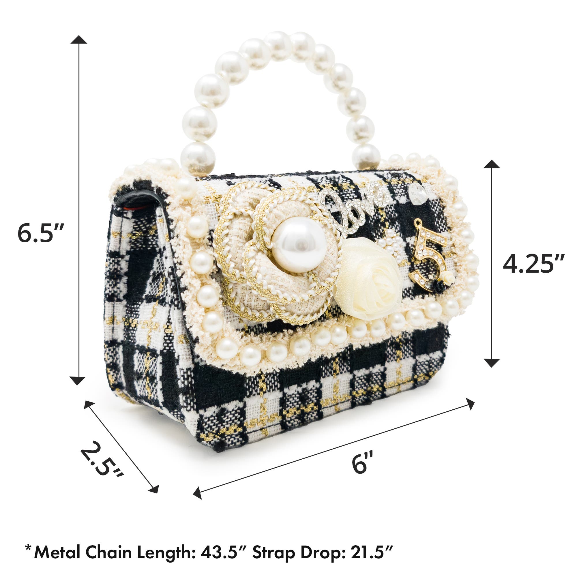 Puttisu Handbag - Pearl Garden, Alternate, color, Ebony Camellia