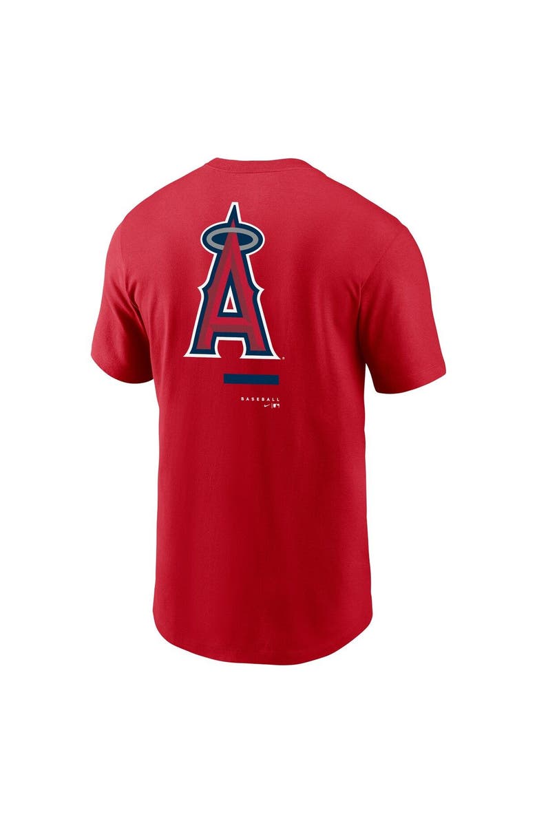 Nike Men's Nike Red Los Angeles Angels Over the Shoulder T-Shirt, Alternate, color, Red