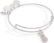 Alex and Ani Peeps® Pave Crystal Bunny Charm Bangle Bracelet