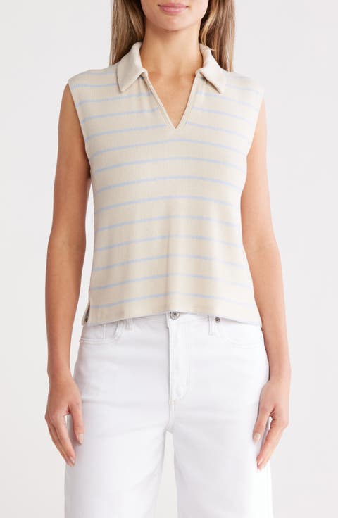 Lyon Sleeveless Polo Sweater