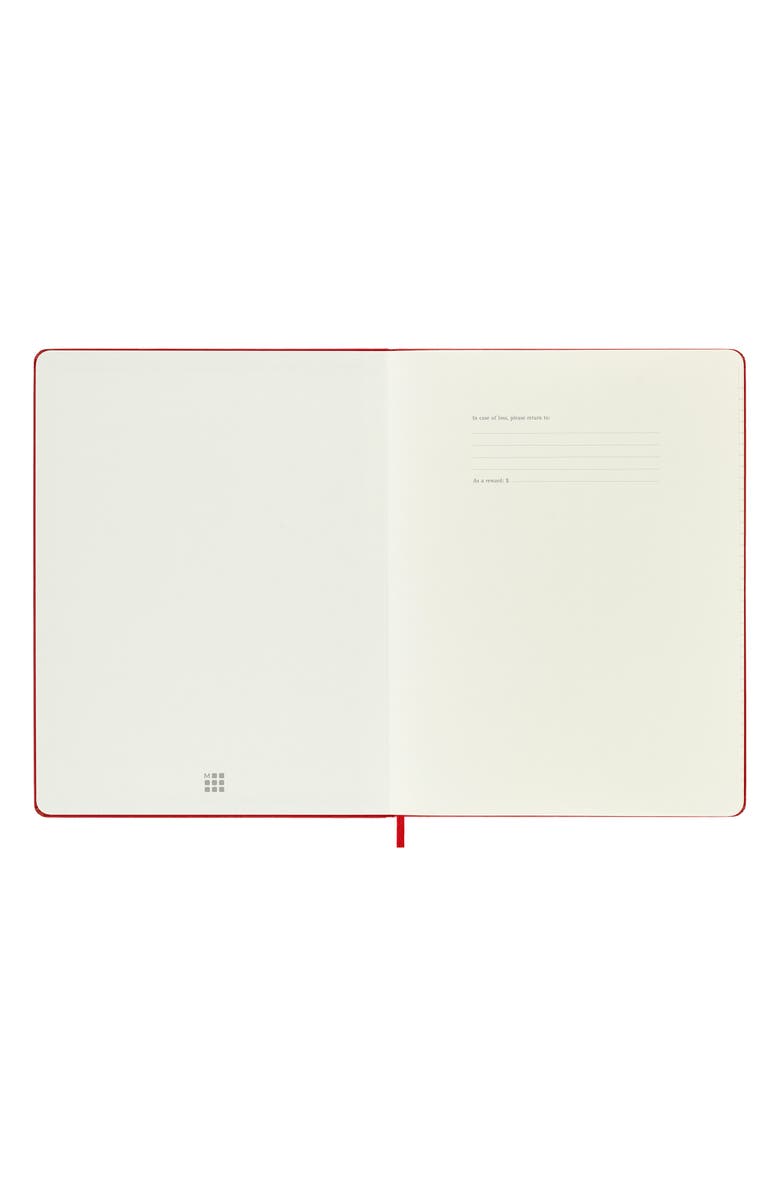 Moleskine Extra Large Soft Cover Notebook, Alternate, color, Red