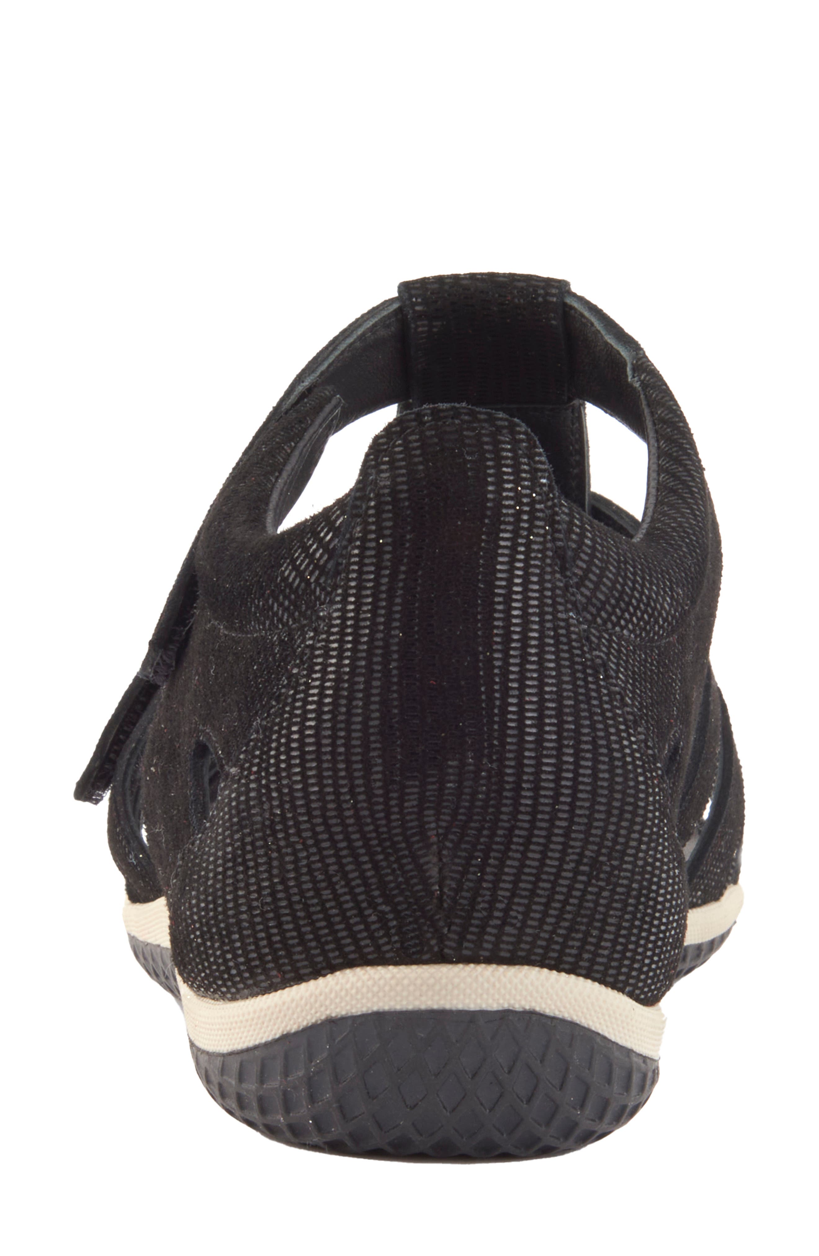 David Tate Shala Strappy Sport Sandal, Alternate, color, Black Lizard Print Leather