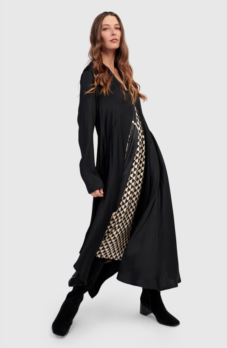 Alembika Baroque Draped Dress, Alternate, color, Mix