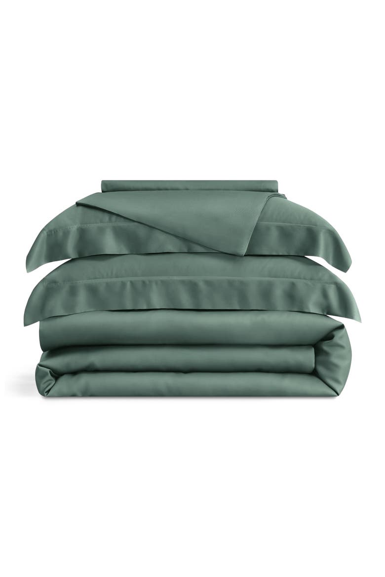 Sensa Duvet Cover, Main, color, Green