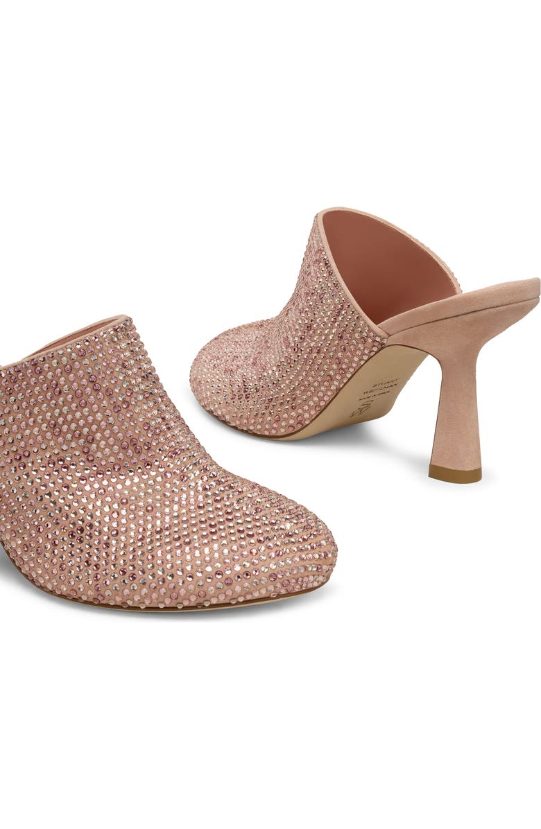 Stuart Weitzman Talia Shine Mule 85, Alternate, color, Blushful