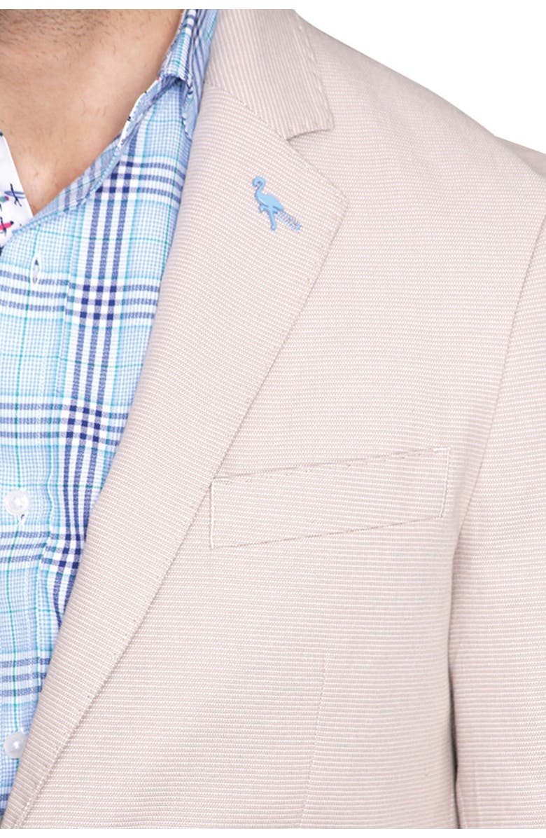 TailorByrd Textured Basket Weave Two Button Notch Lapel Modern Fit Sport Coat, Alternate, color, 