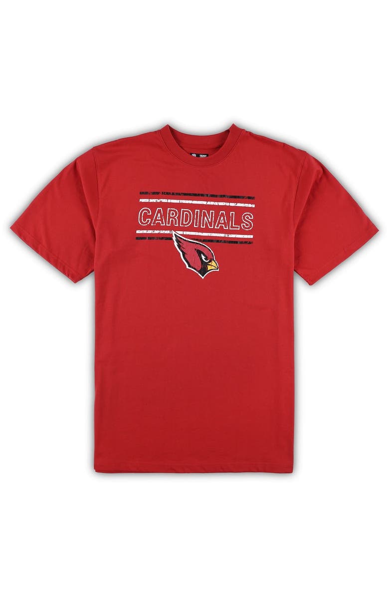 CONCEPTS SPORT Men's Concepts Sport Cardinal/Gray Arizona Cardinals Big & Tall Flannel Sleep Set, Alternate, color, 