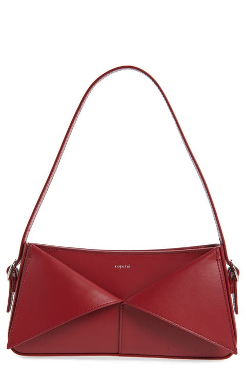 Belt Leather Baguette Bag