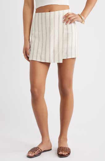 Linen Blend Skirt
