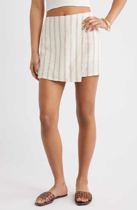 Linen Blend Skirt