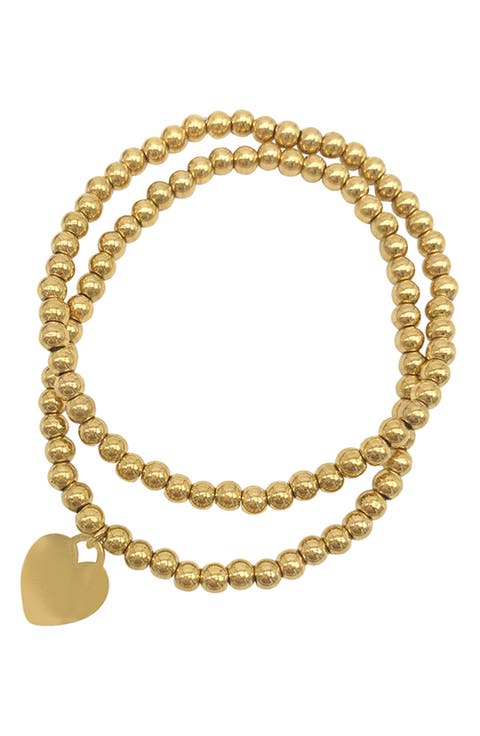 Water Resistant Ball Bracelets - Set of 2