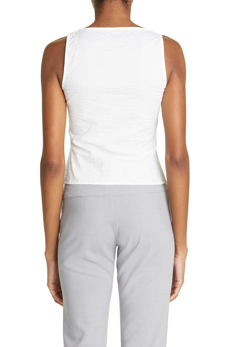 Paloma Wool Folch Stretch Cotton Zip Top, Alternate, color,